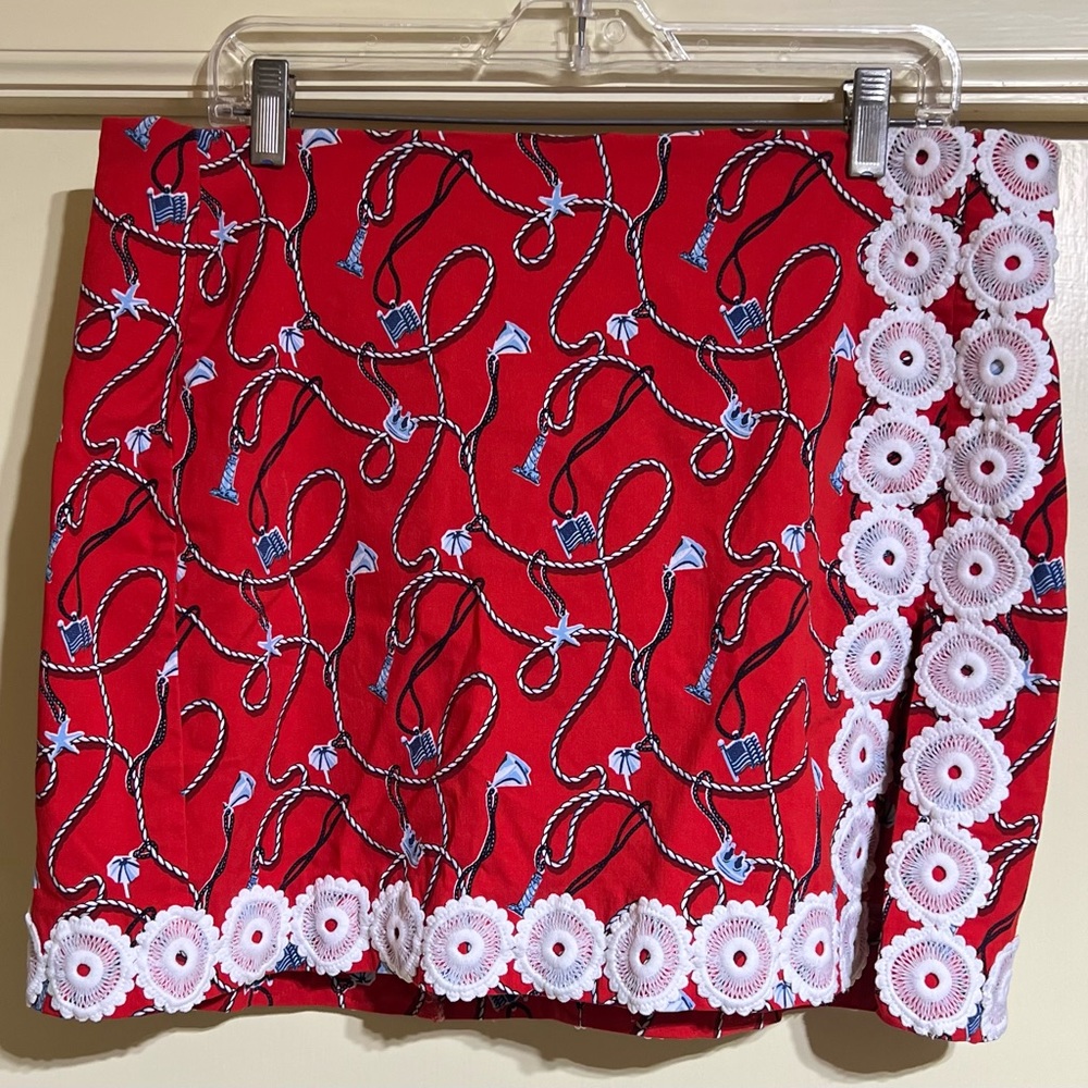 Crown & Ivy Patriotic Skort